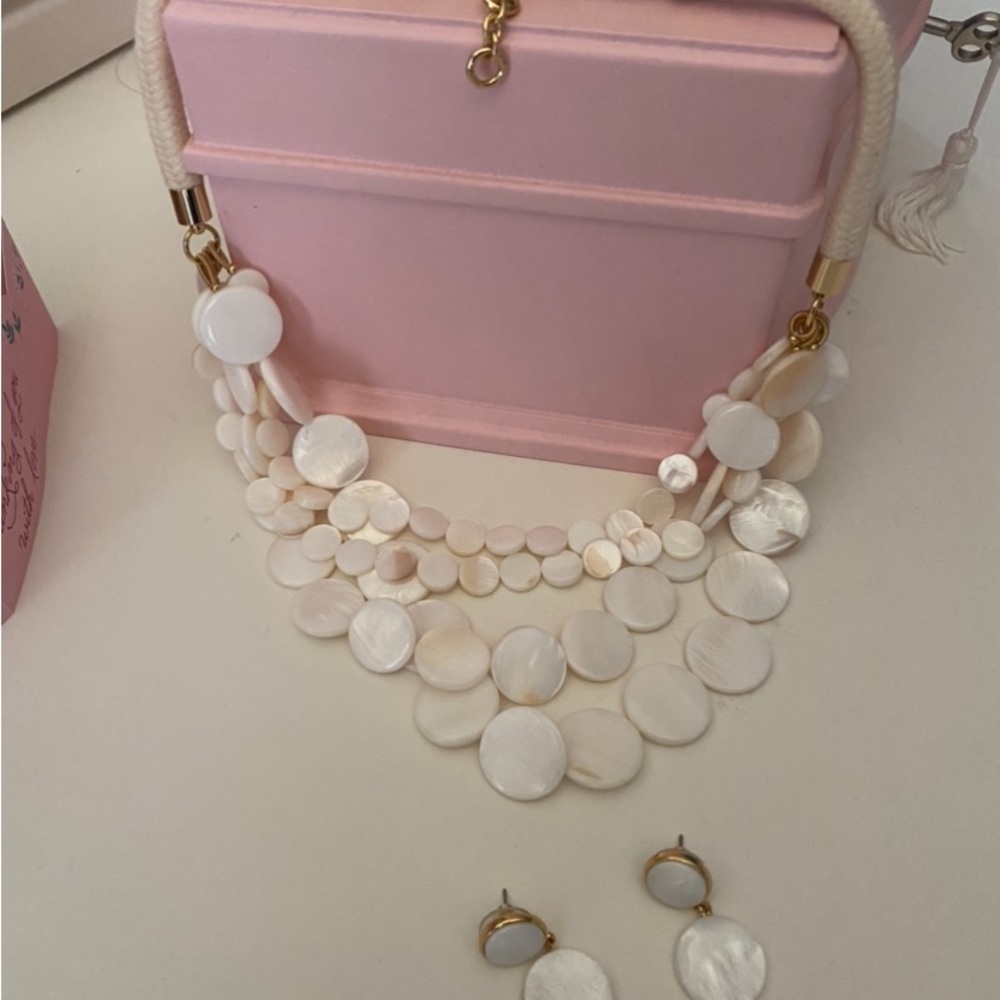 Talbots necklace and earrings set.